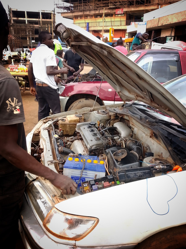 Musa at Work – Engine Inspection