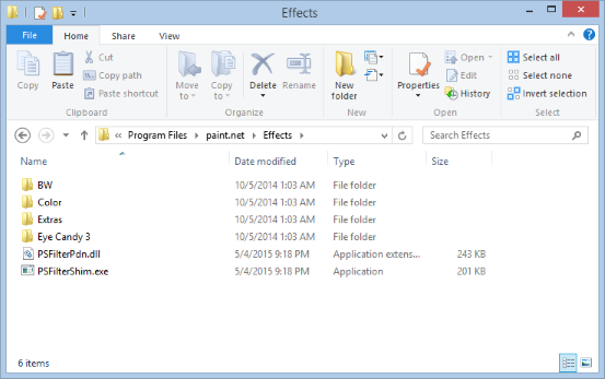 install-effects-subfolder
