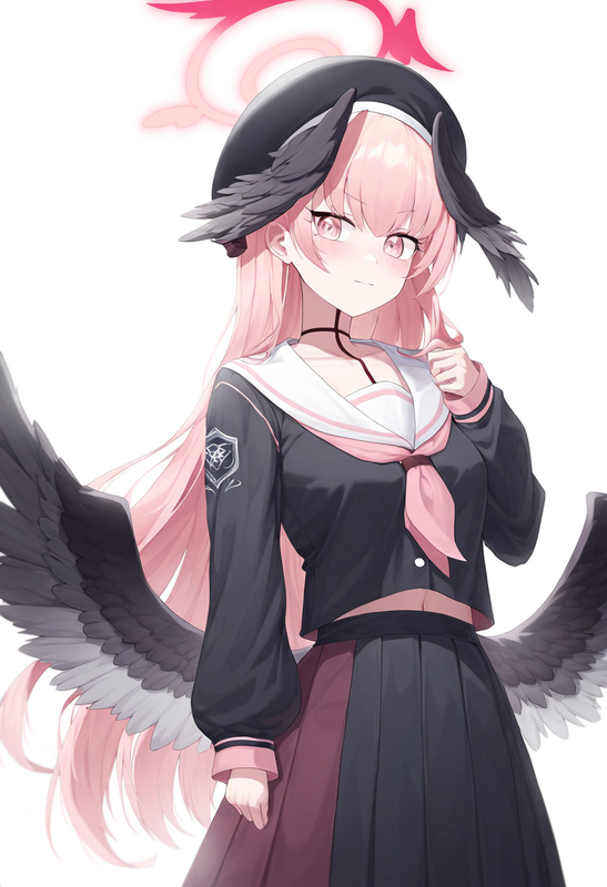 depth of field, 1girl, [[[[koharu (blue archive)]]]], {{{{aged up}}}}, {{long ha s-2121353702