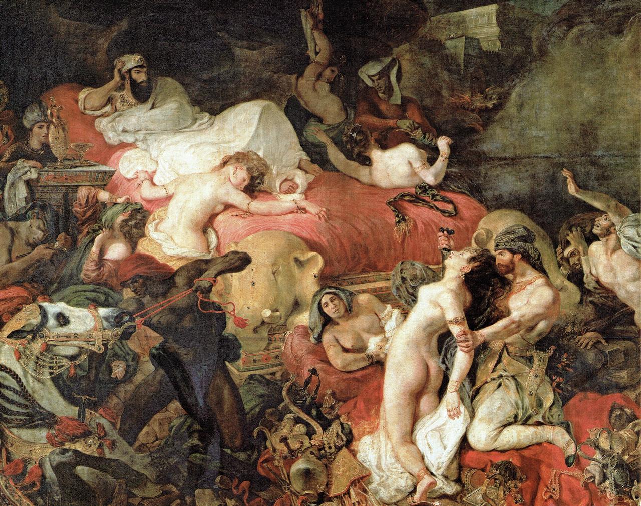 Delacroix The Death of Sardanapalus 1827 28