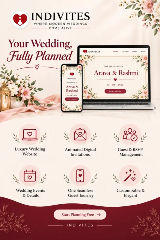 Indivites – Luxury Wedding Planning Platform