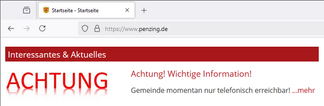 IT-Ausfall in Penzing
