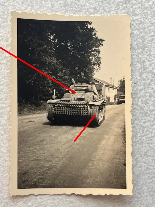 Foto Russland deutsche Panzer rücken vor