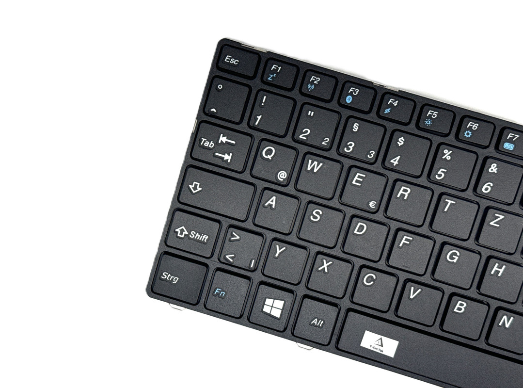 NIEMIECKO - Czarna klawiatura Keyboard kompatybilna z Medion Akoya E7222 - Zdjęcie 7 z 7