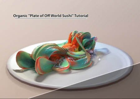 Organic Plate of Off World Sushi