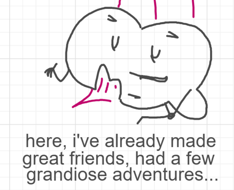 A panel from The Prime Number Few, episode eight of the Board Boards object show by Furretwalk/WalkingFurret.