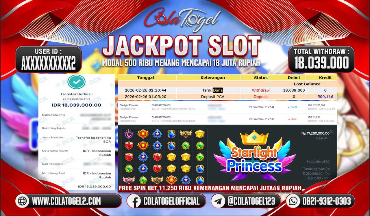 JACKPOT SLOT GACORR!!