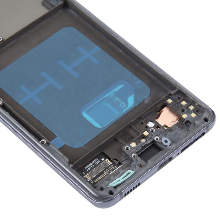 Samsung S21 Display mit Rahmen Frontansicht