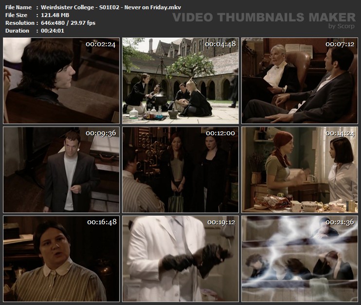 Weirdsister College - S01E02 - Never on Friday.mkv