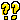 Yellow Double Question Mark Pixel
