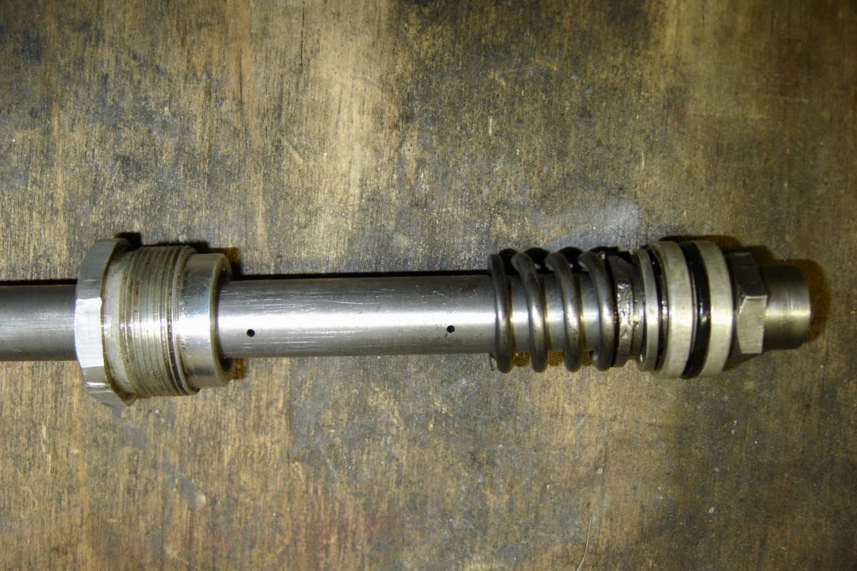 B50 damper tube assembled