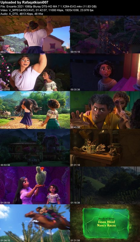 Encanto 2021 1080p Bluray DTS-HD MA 7 1 X264-EVO