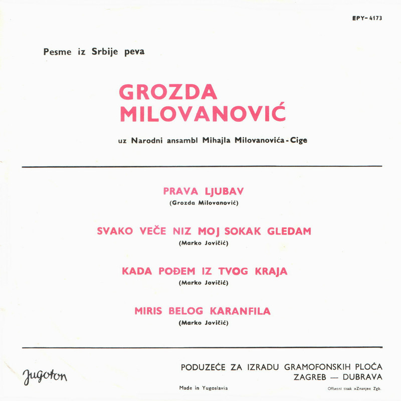 Grozda Milovanovic 1969 z
