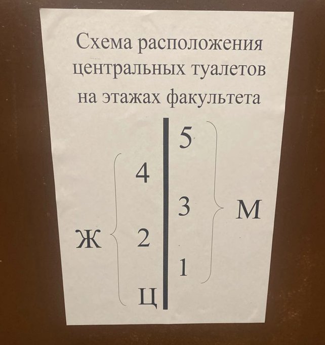 схема туалетов