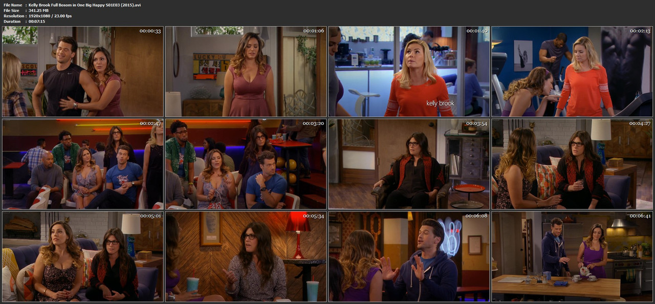 Kelly Brook Full Bosom in One Big Happy S01E03 (2015).avi