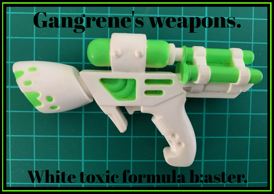 Gangrene’s weapons.  AE6315-E8-DB64-4307-98-F7-9-D4-C98467-FCC