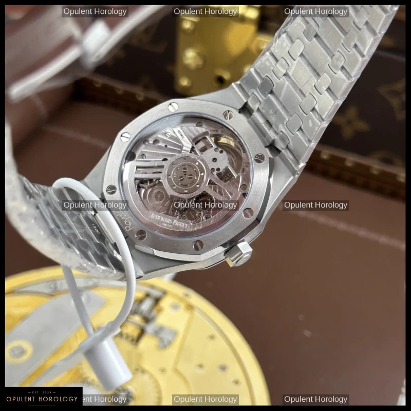 Audemars Piguet Royal Oak Selfwinding Flying Tourbillon 26730BC Green Baguette 41mm