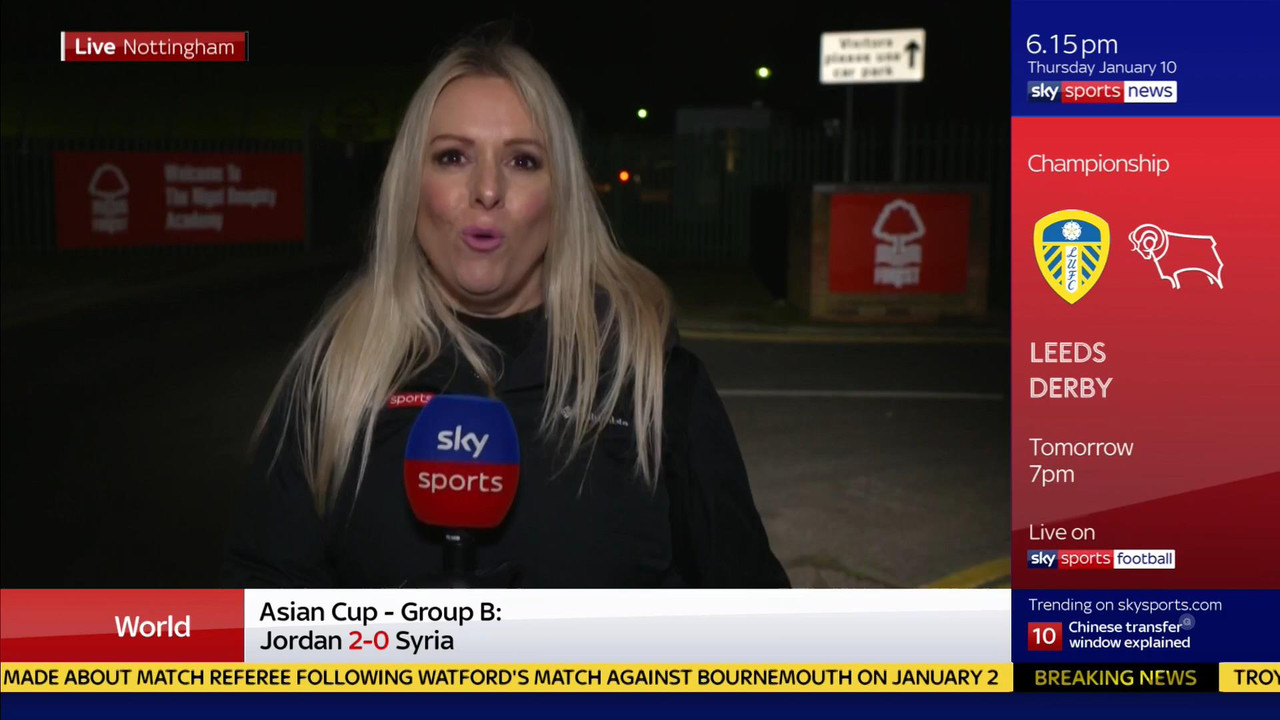 10 January - 18.00.00 - Sky Sports News At 6 2019. A comprehensi