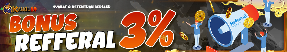 Bonus Refferal 3%