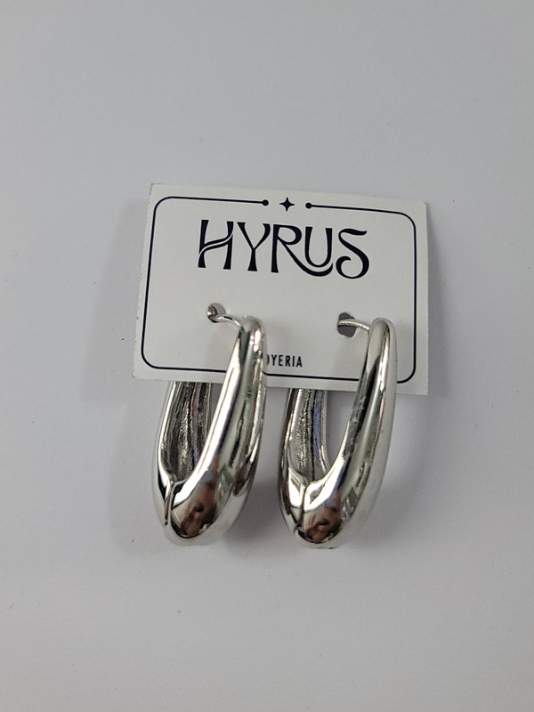 Arete plateado 14