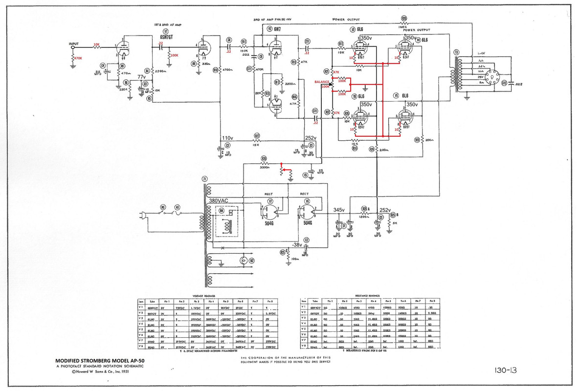 Stromberg AP-50 Schematic Modification 2