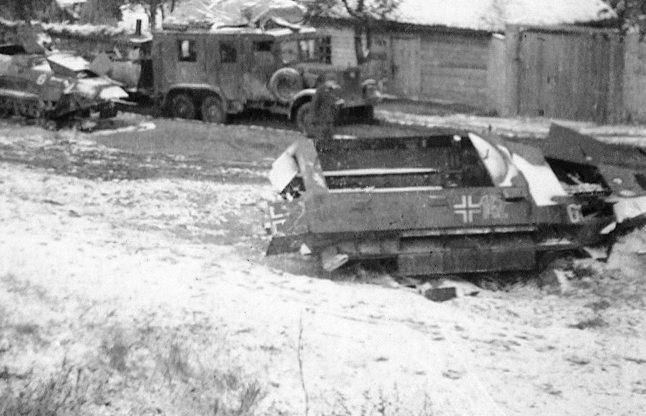 Schützenpanzerwagen, Sd.Kfz. 251 zerstört