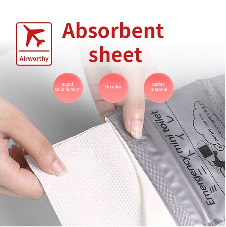 16PCS Leak-Proof & Odorless Motion Sickness Bags and Emergency Urine Bags - Unisex Portable Travel Potty for Car Road Trips & Camping