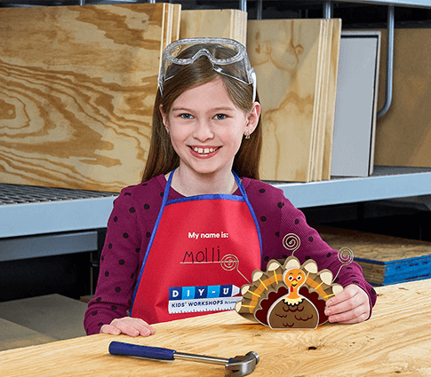 Create Thanksgiving Memories: FREE Turkey Photo Holder Workshop at Lowe’s on November 18, 2023
