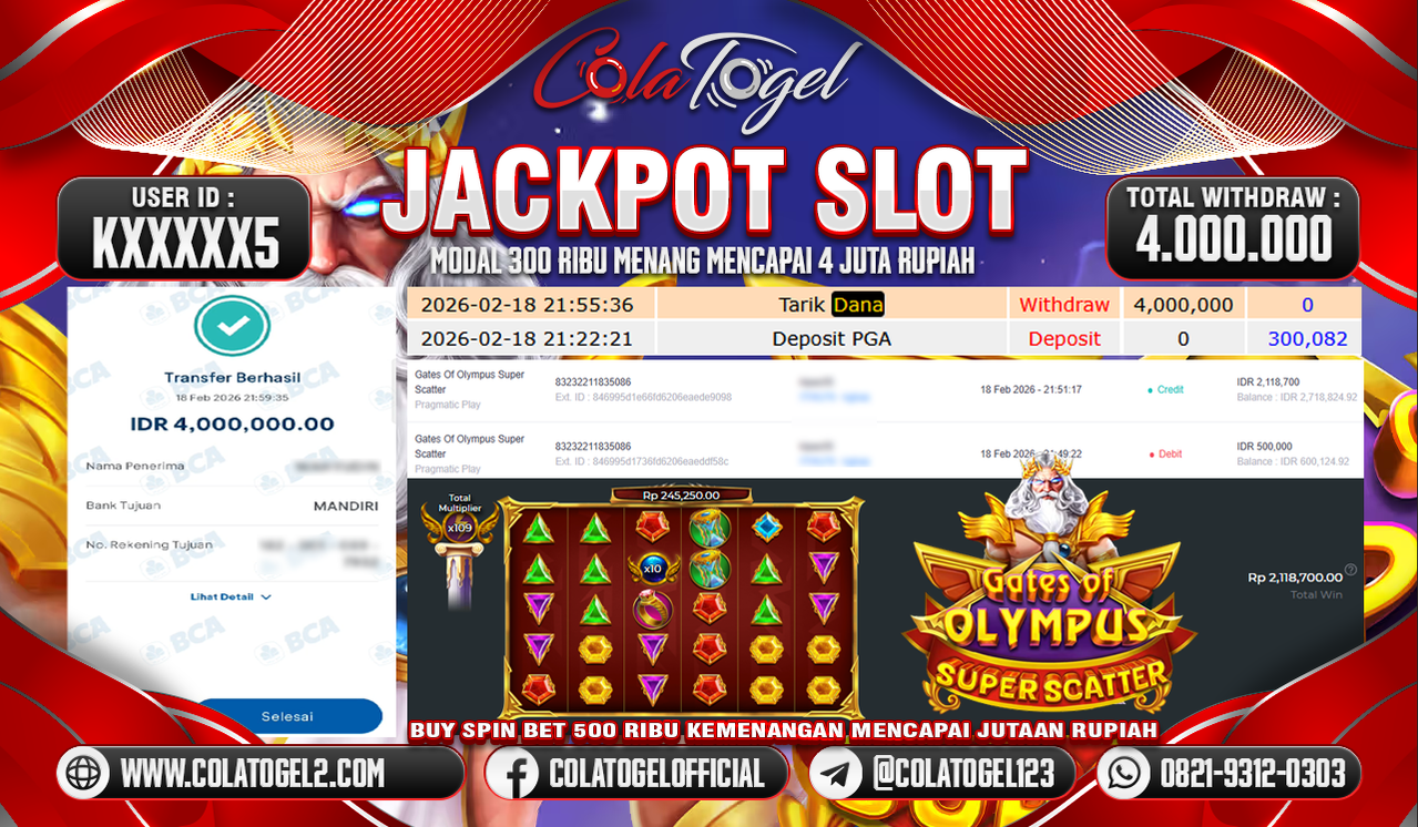 JACKPOT SLOT GACOR!!