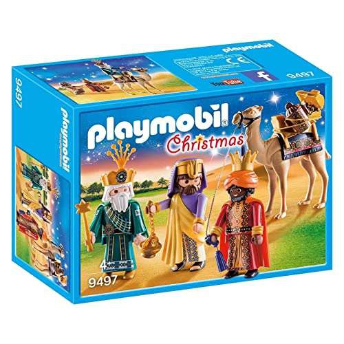 Tres reyes magos playmobil en Amazon 
