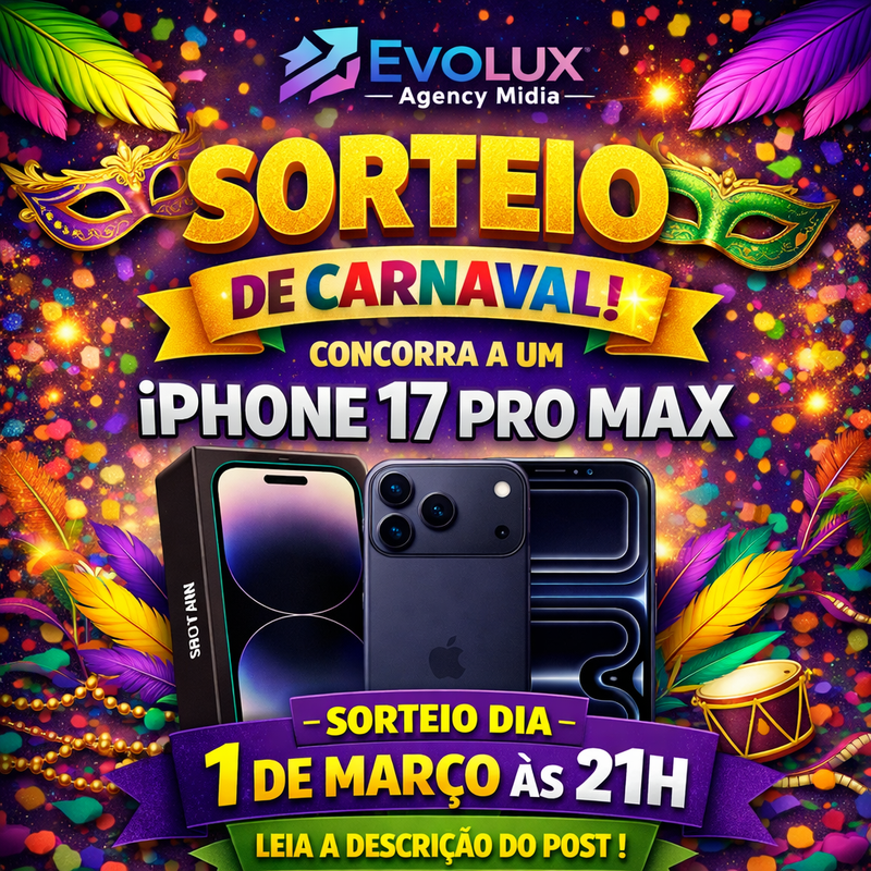 iPhone 15 Pro Max - Prémio Giveaway