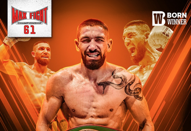 Йосиф Панов на ринга в MAX FIGHT 61 на 31-ви май