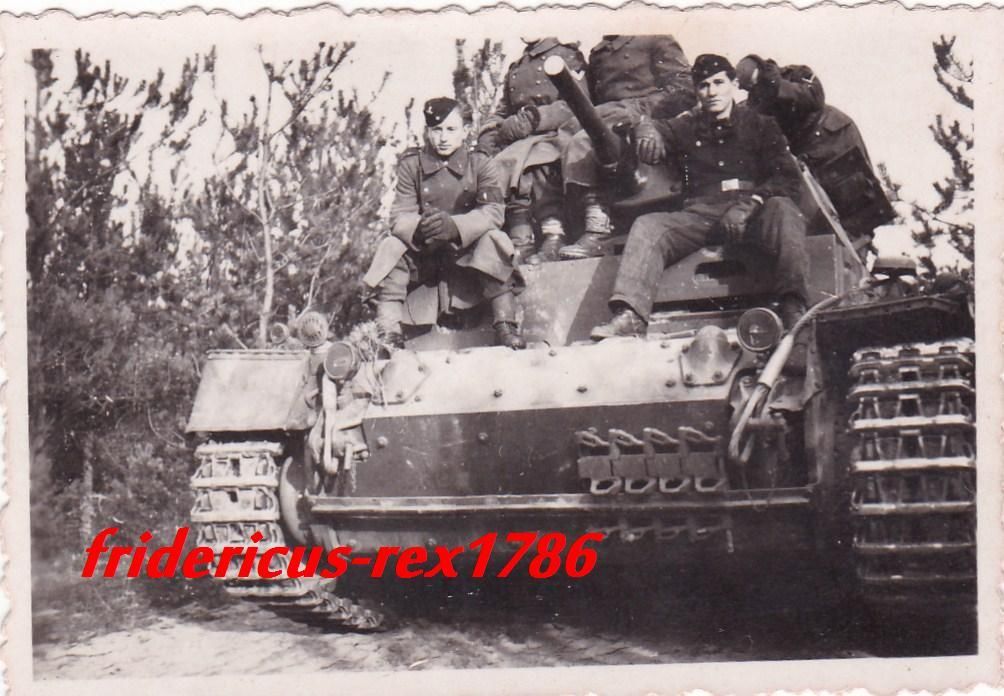 Foto Panzer III auf Truppenübungsplatz Fallingbo