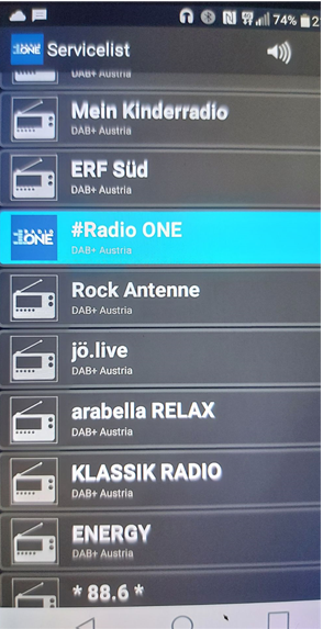Radio ONE - Servicelist LOGO