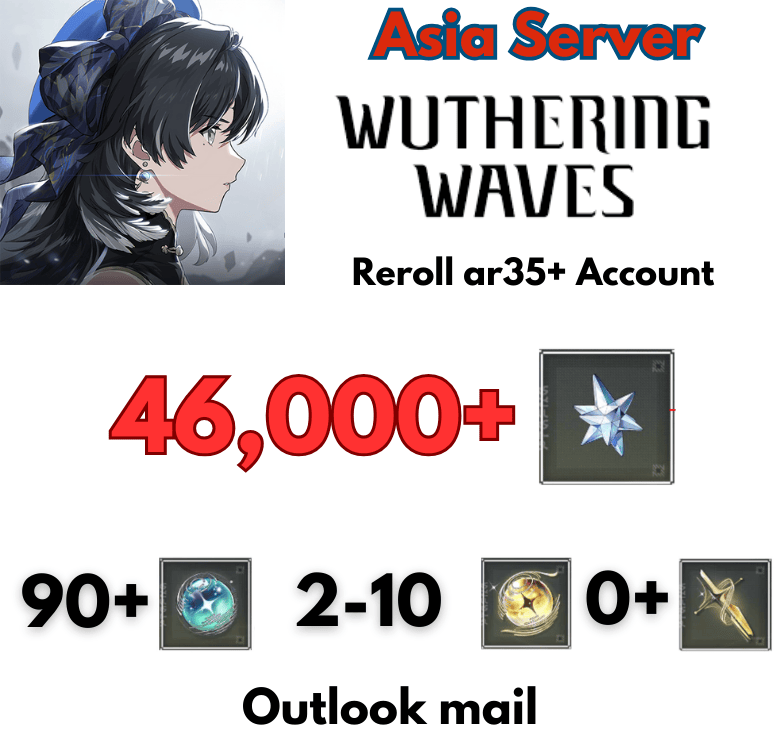 [ASIA] Wuthering Waves Reroll Account 