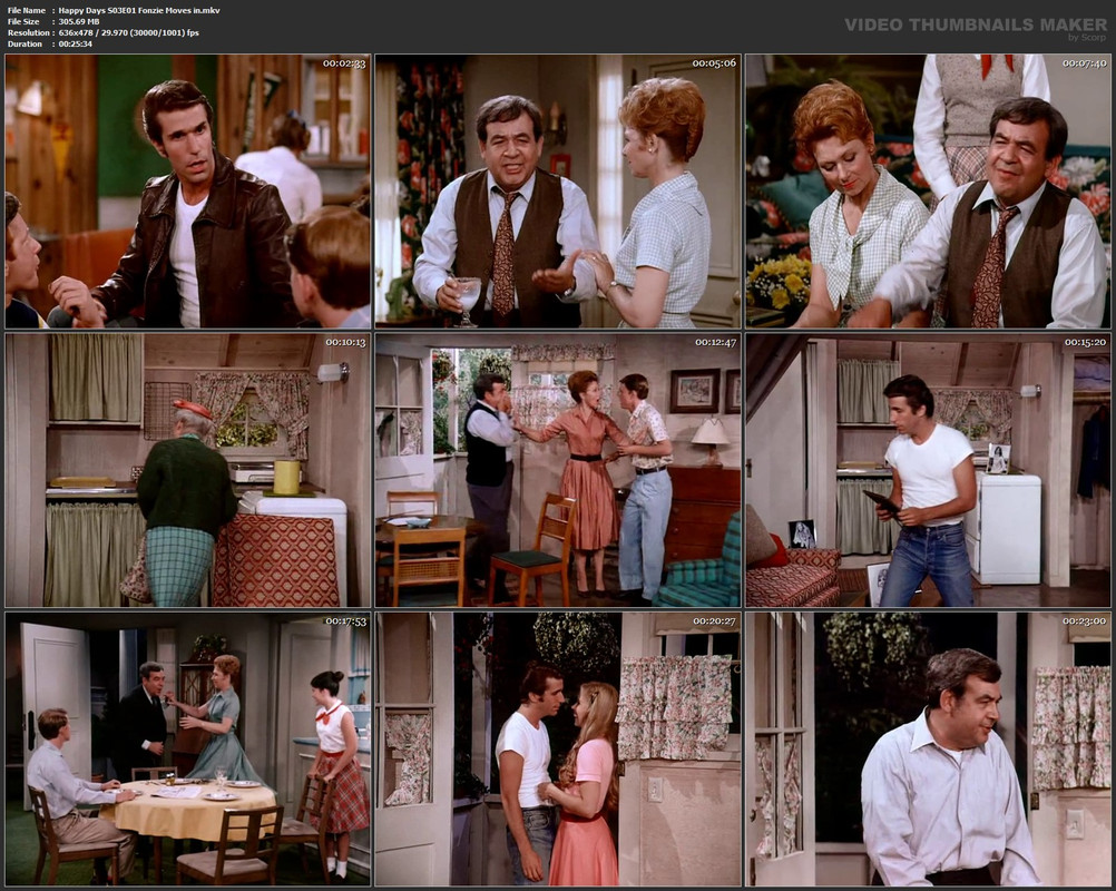 Happy Days S03E01 Fonzie Moves in.mkv