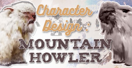 Mountain Howler Creature Concept Art