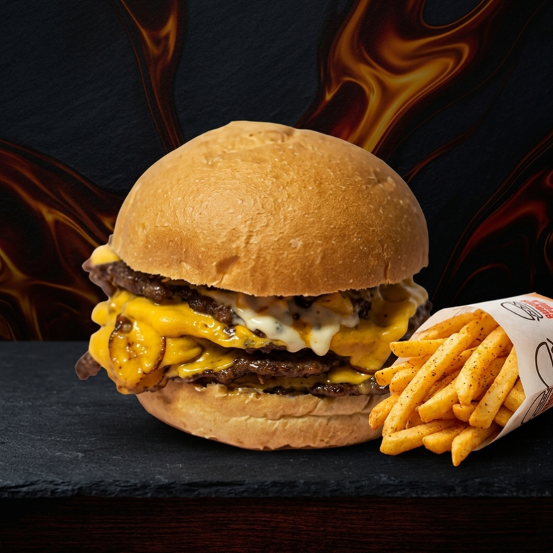2 Triple Cheese