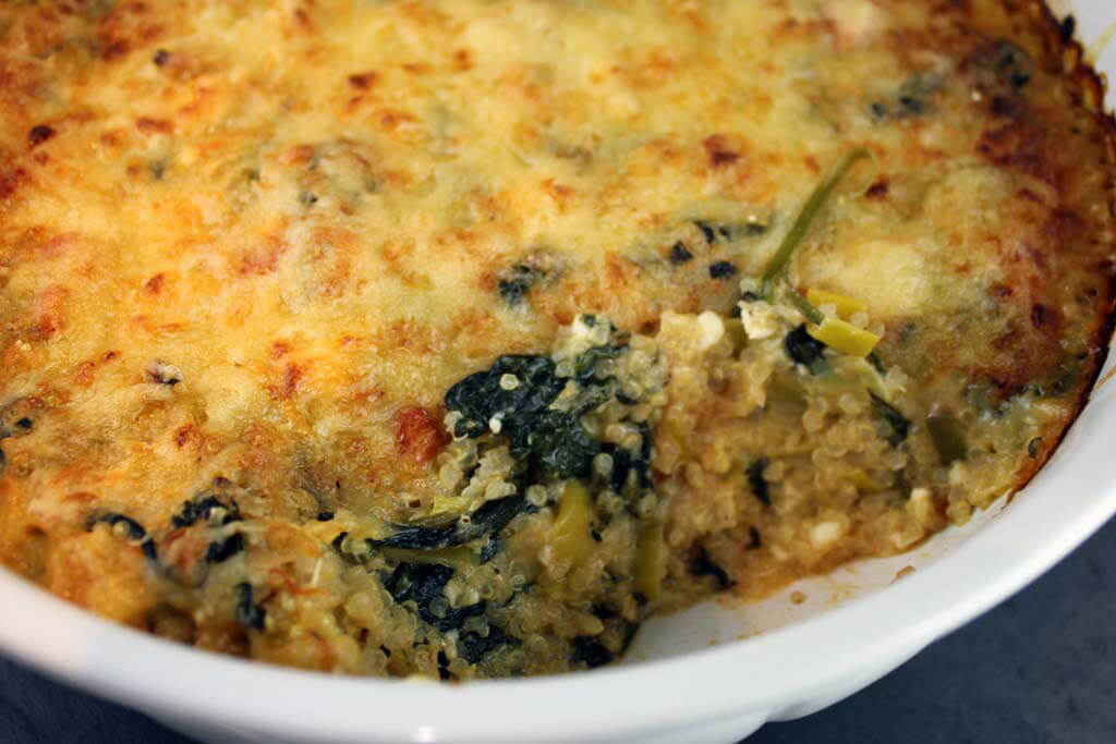 Vegetarischer Auflauf mit Quinoa