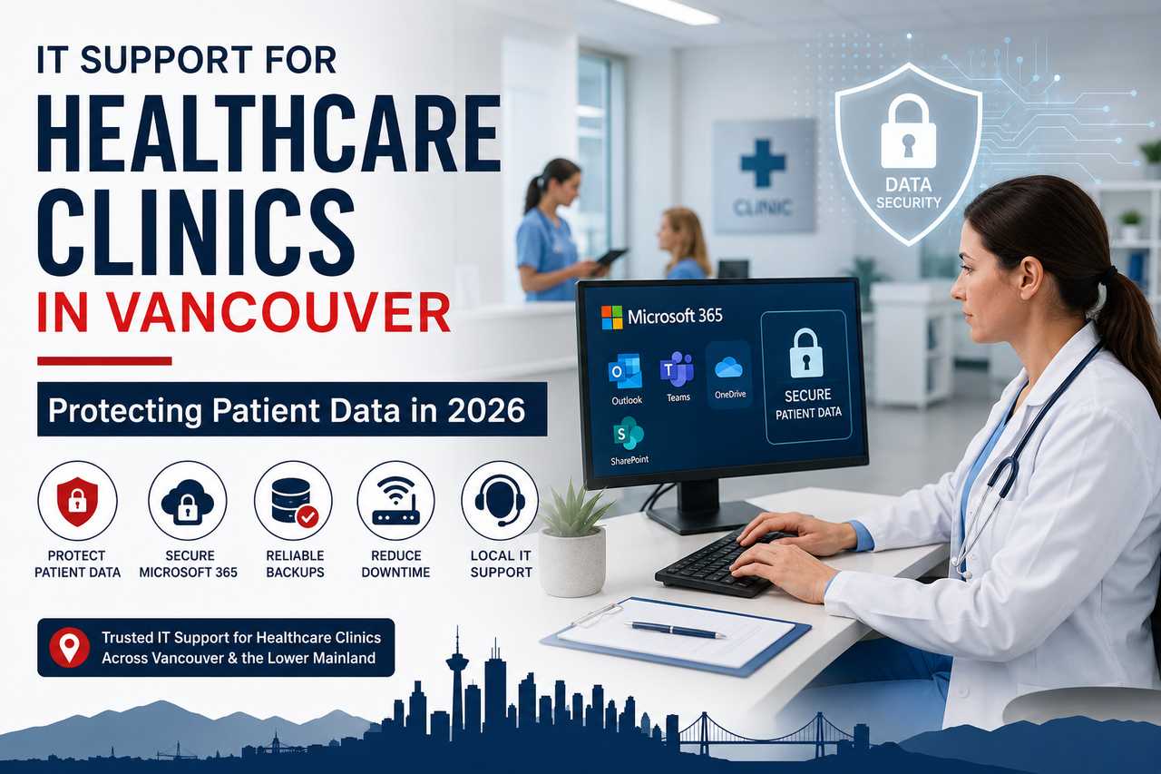 IT Support for Healthcare Clinics in Vancouver: Protecting Patient Data in 2026