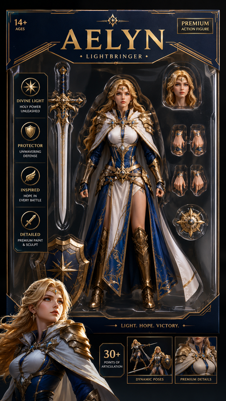 3D Toy Figure Box Art Generator