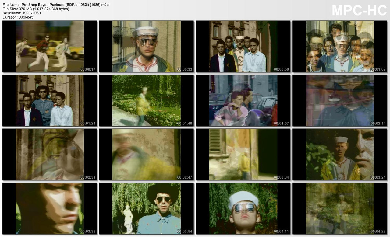 Pet Shop Boys - Paninaro (BDRip 1080i) [1986]