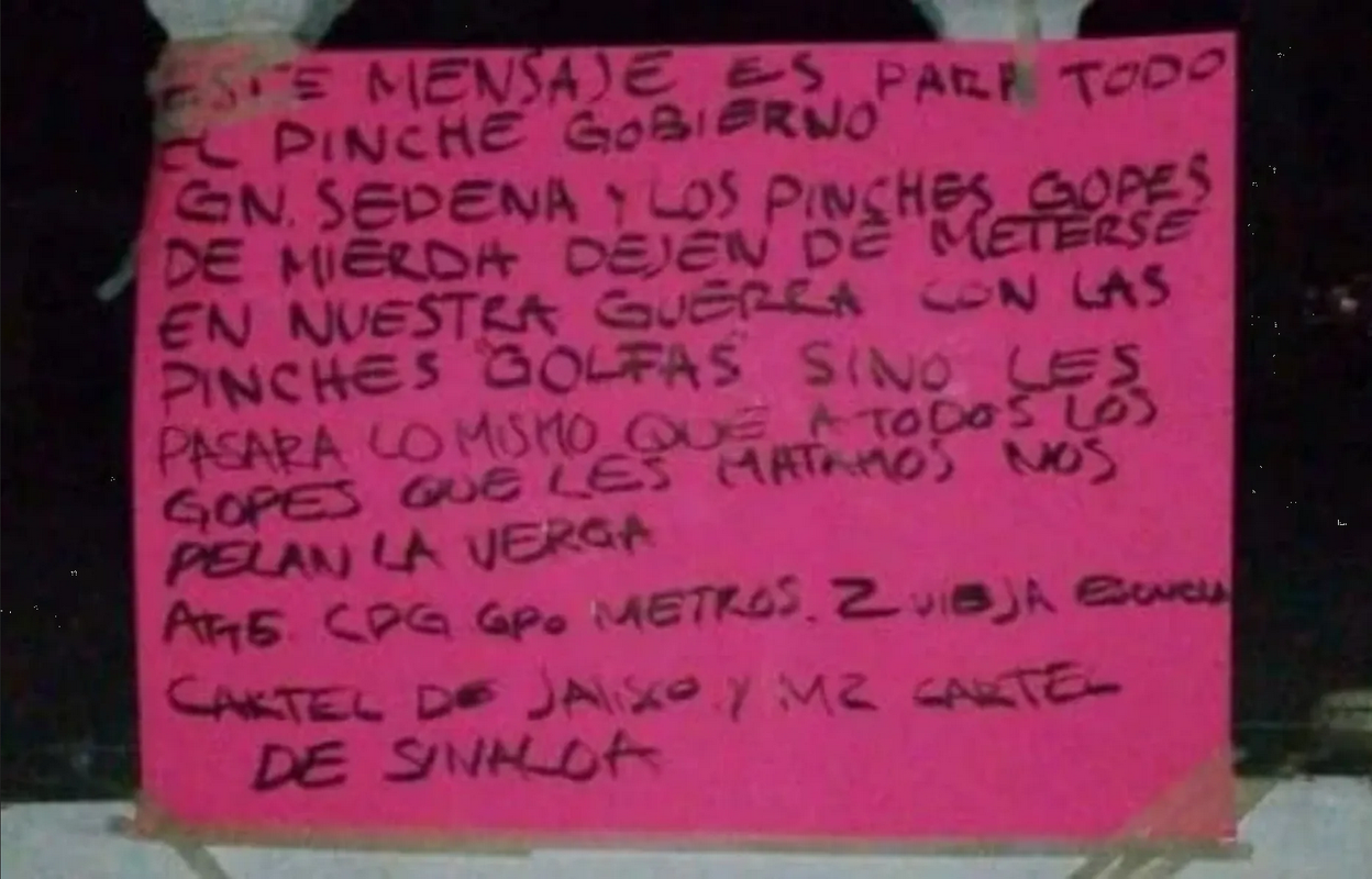 CJNG y Cártel de Sinaloa hacen alianza y amenazan al Gobierno de Tamaulipas