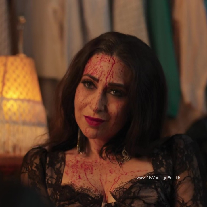 blood-soacked-scene-of-karishma-kapoor-in-murder-mubarak-2024-movie