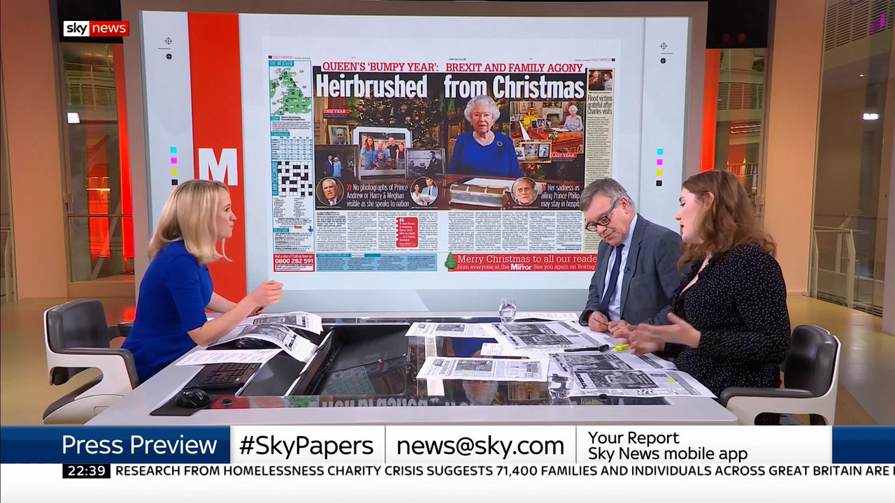 23 December - 22.00.00 - Sky News. All the latest news from Sky 