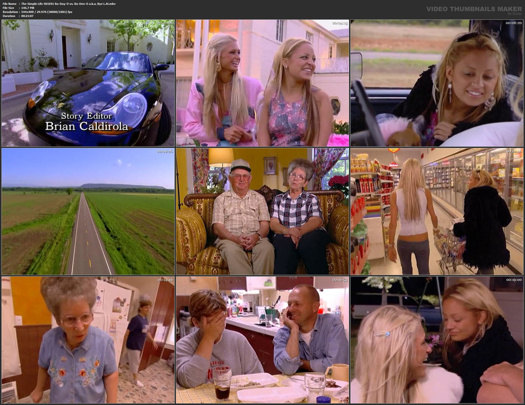 The Simple Life S01E01 Ro-Day-O vs. Ro-Dee-O a.k.a. Bye L.A!.mkv