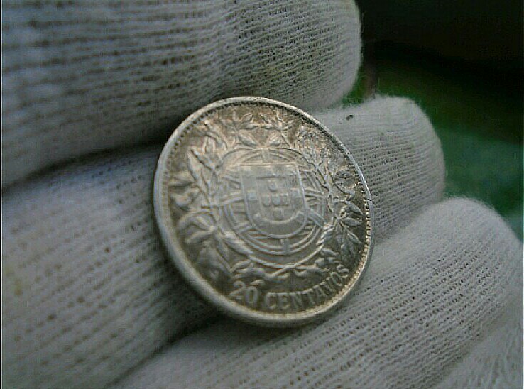 20 Centavos de 1913. República de Portugal. 20191222-113231