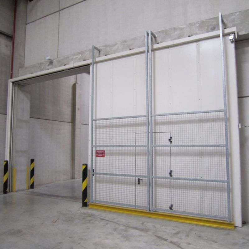 Porte coupe-feu coulissante