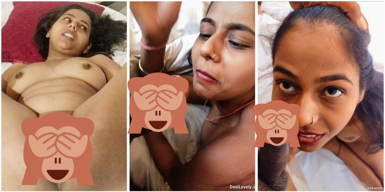 Horny Indian Wife showing her boobs and ass giving blowjob to husband