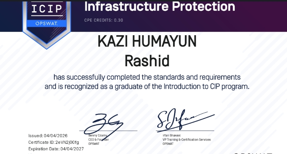 OPSWAT ICIP Certification